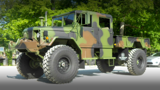 This 4x4 M35 Military Truck Is An Econobox Smashing Beast
